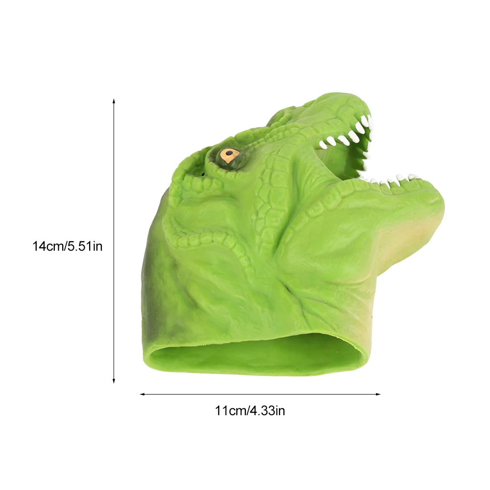 Новинка голова динозавра ручная кукла интерактивные истории Хэллоуин ролевые