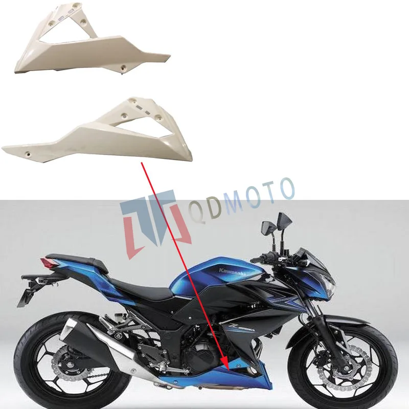 Аксессуары для мотоциклов Kawasaki Z250 2013-2018 Z300 2014-2017 Неокрашенный Кузов Под боковой