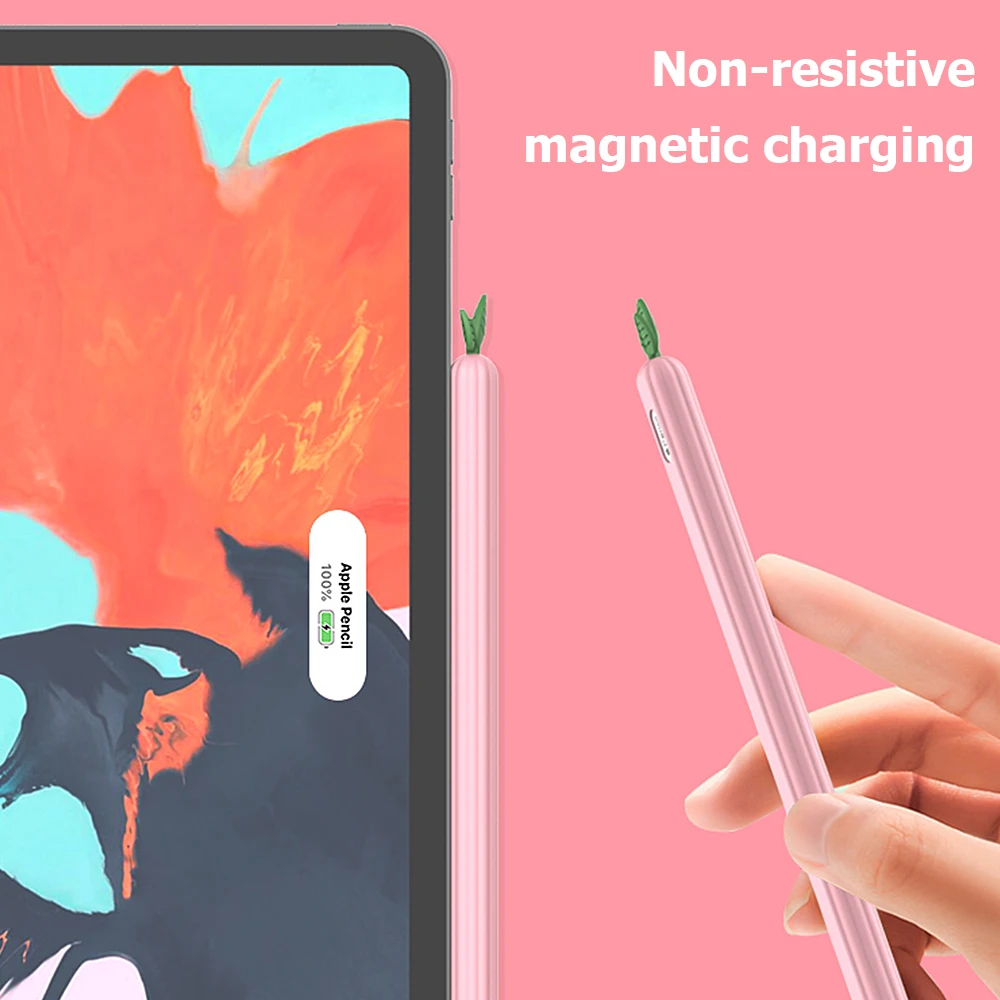 Мягкий силиконовый чехол для Apple Pencil 1 2 совместимый с планшетом IPad сенсорным
