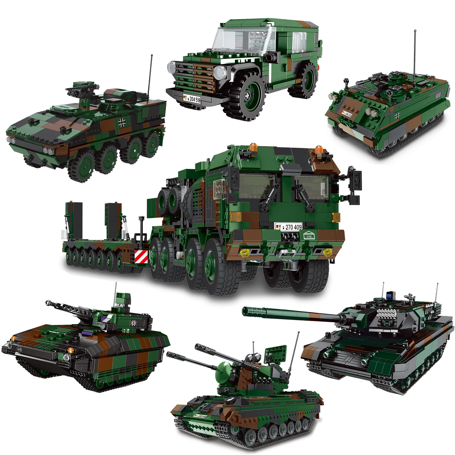 Военная серия T92 Tank Leopard-2A6 Challenger 2 type 99 основной боевой танк Набор строительных
