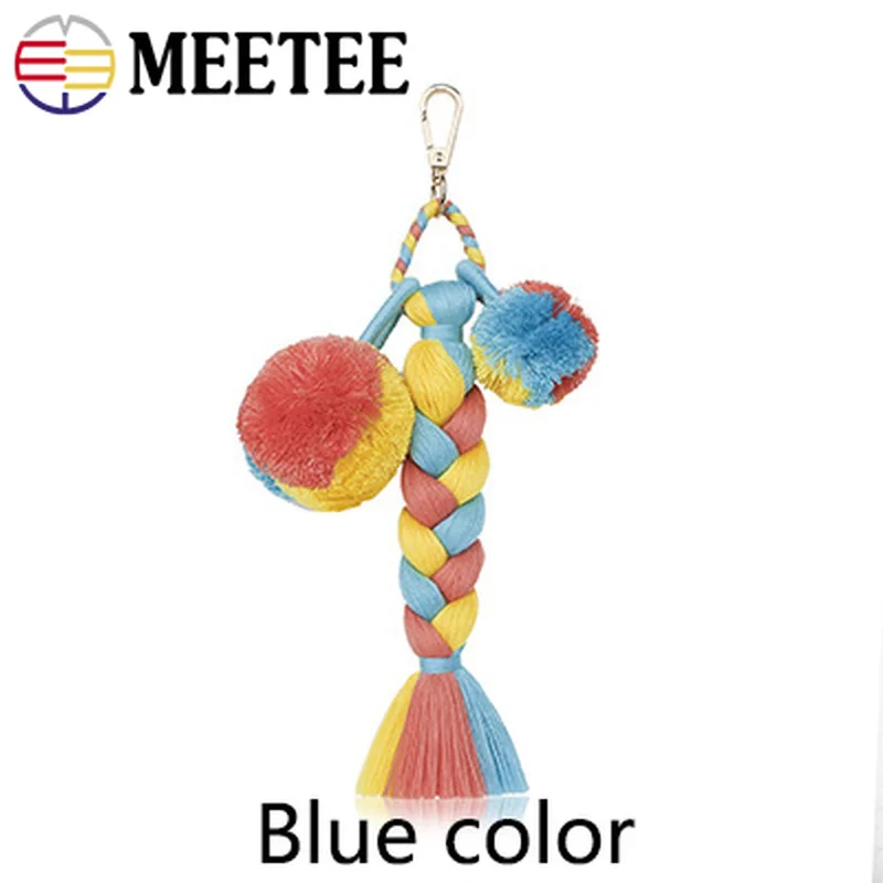 Meetee 1 шт. 21 см ручная плетеная богемная кисточка подвеска Sanp застежка крючок