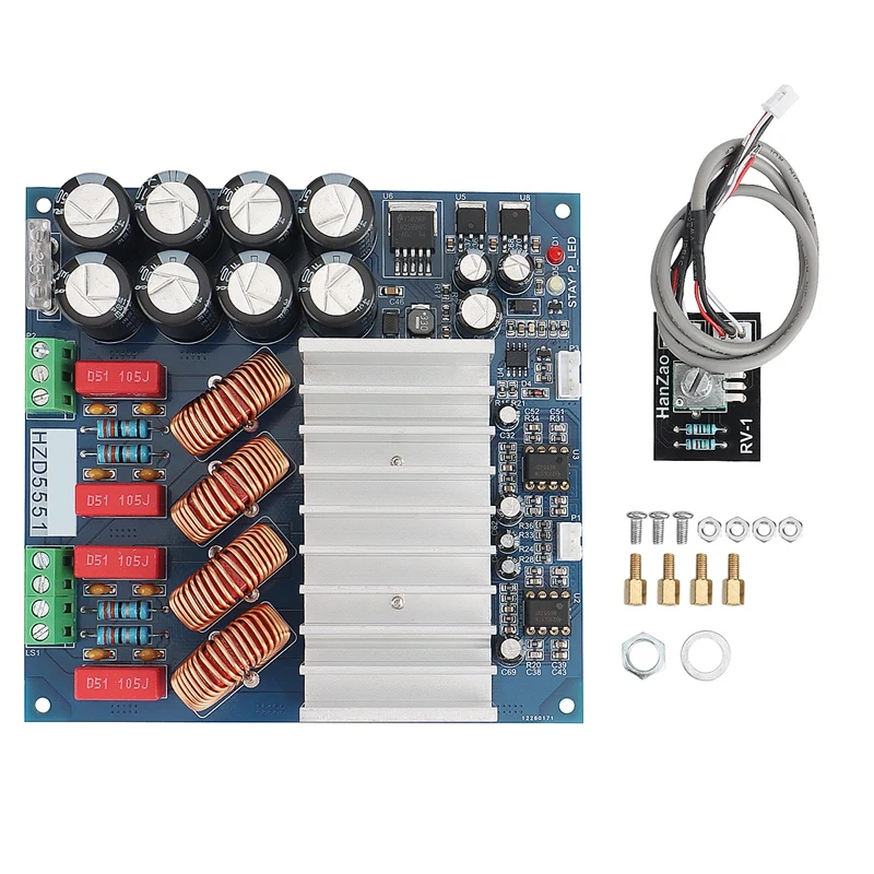 

NEW-Digital Power Amplifier Board TPA3251 Dual-Channel 175W+175W Class D Audio Amplificador