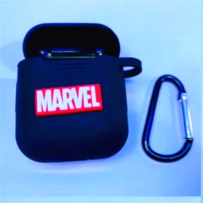 3 Marvel, Человек-паук, Супермен, беспроводные наушники, Airpods, чехол, сумка для Apple AirPods1/2, черный, красный, Бэтмен, bluetooth-гарнитура, коробка - Цвет: 3
