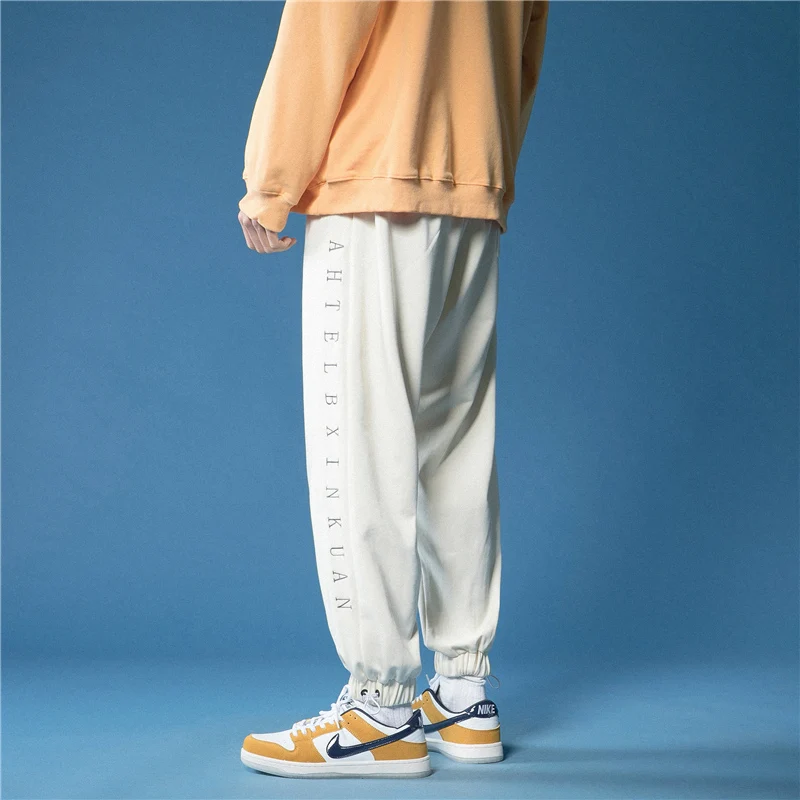 2021 модные спортивные штаны мужские свободные брюки для бега удобные уличные