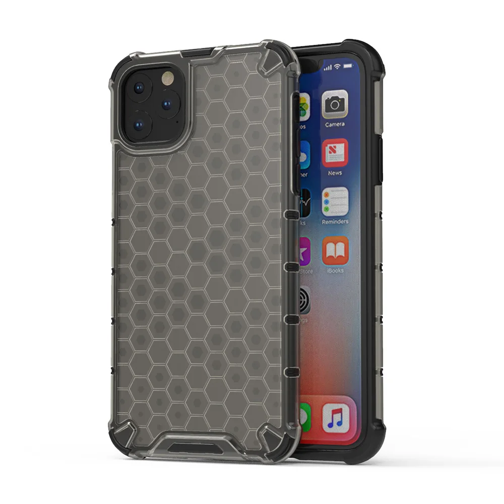 Hybrid Armor Phone Case For iPhone 11 Pro Max Xs XR X Ultra-thin Honeycomb iPHone 6 6S 7 8 Plus | Мобильные телефоны и