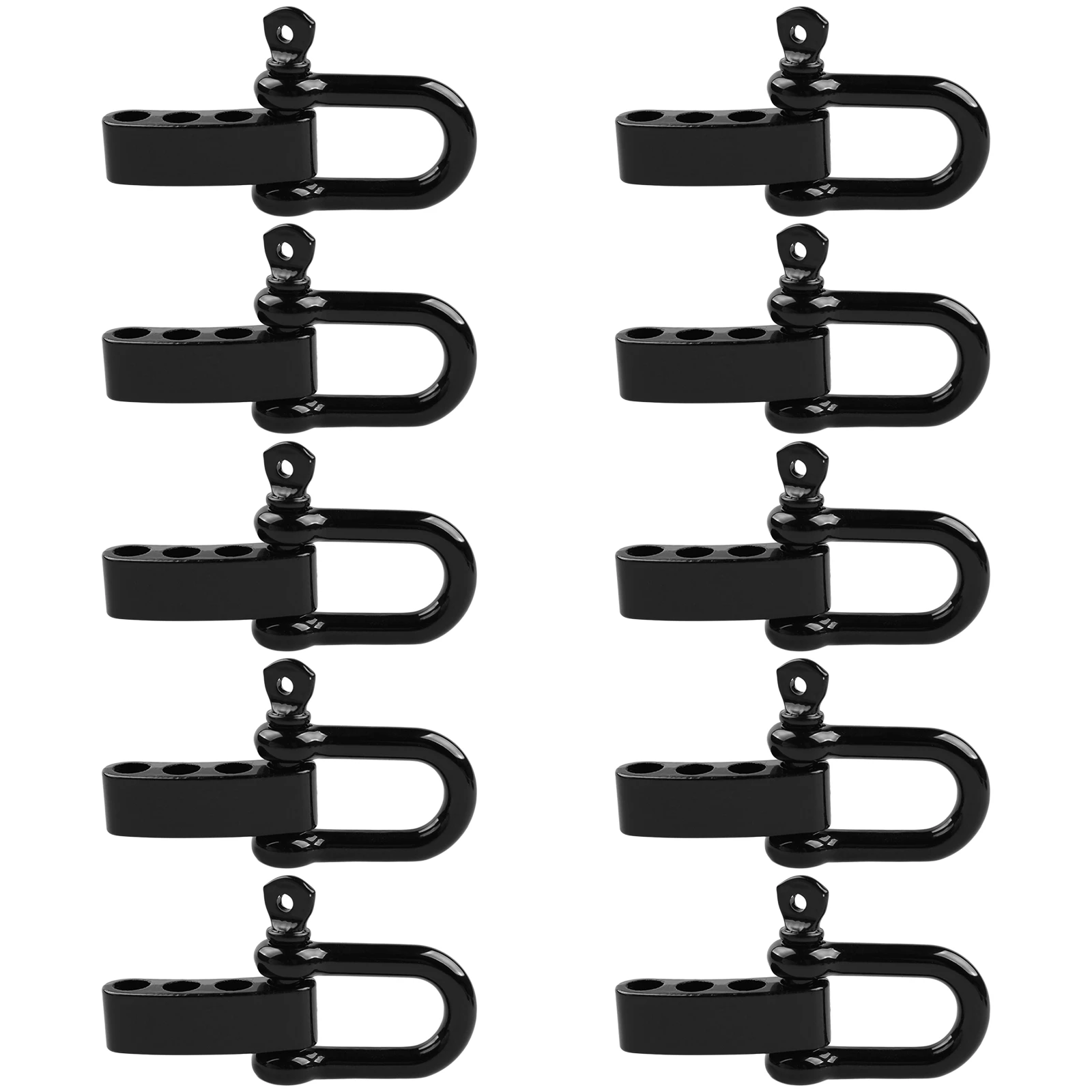 

Lixada 10PCS U Shape Anchor Shackle Outdoor Rope Paracord Bracelet Adjustable Buckle Stainless Steel Buckle Camping Equioment