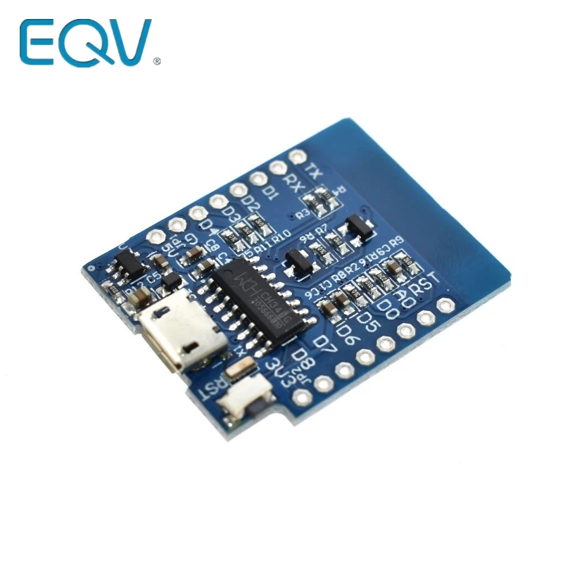 EQV D1 Mini ESP8266 макетная плата NodeMCU Lua IOT 3 В USB WeMos Wi Fi CH340G CH340 V2 с Pins|nodemcu 4m|d1 minimini nodemcu |