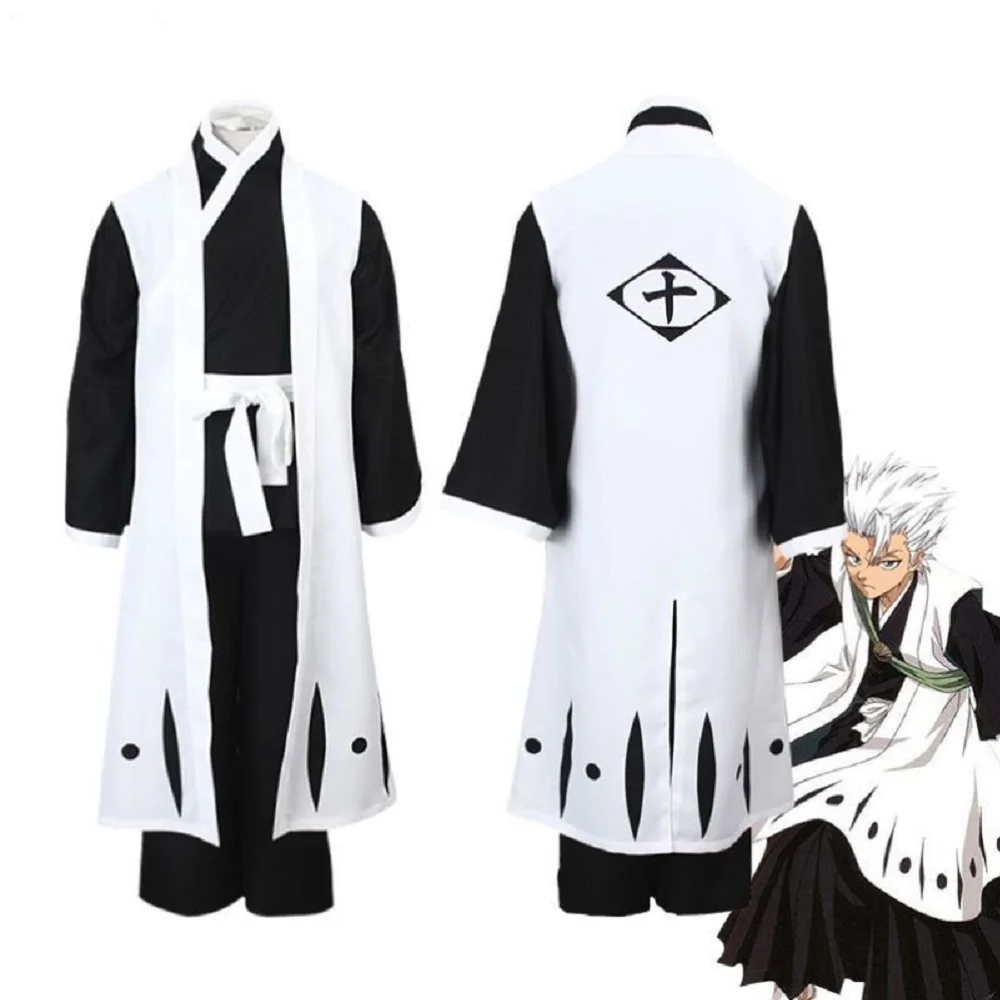 

Unisex Anime Cos BLEACH Hitsugaya Toushirou Cosplay Costumes Uniform Dress Skirts Christmas Halloween Clothing