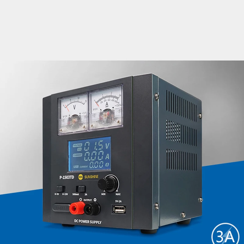 Sunshine 1503 TD Мощность метр для Мобильный телефон обслуживание Амперметр 15V 3A DC