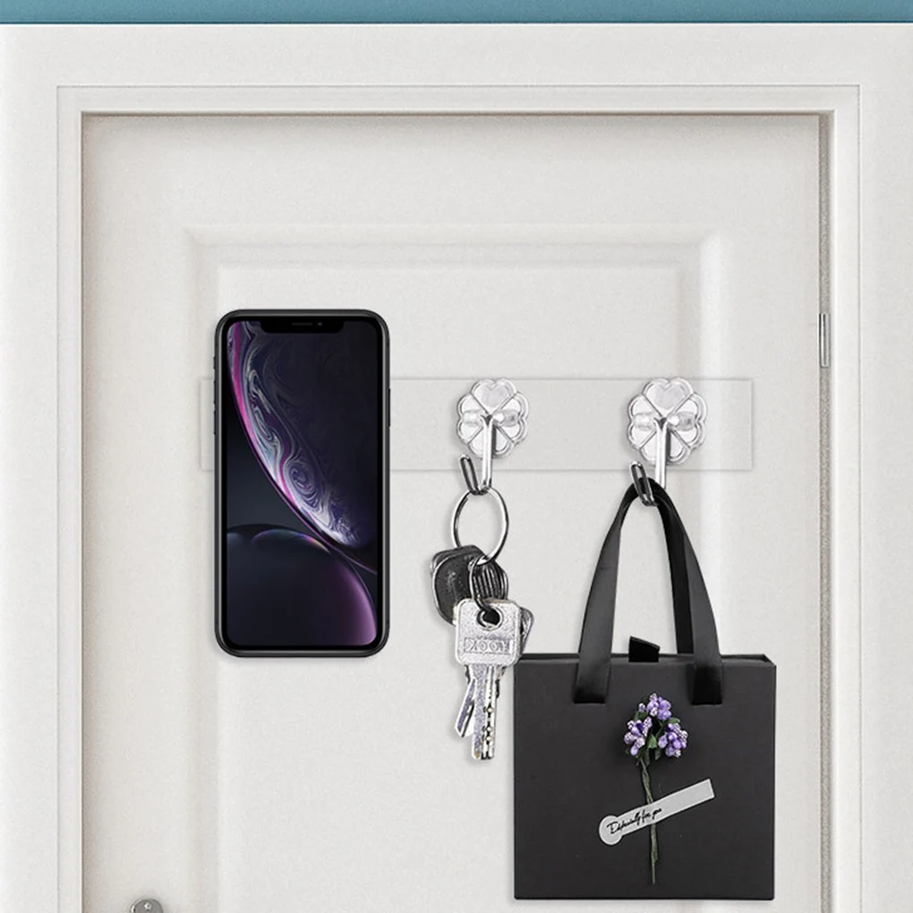 Прозрачная Двухсторонняя клейкая лента бытовая настенная моющаяся многоразовая