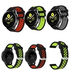 Ремешок спортивный с пряжкой для samsung galaxy smart watch huawei GT, Воздухопроницаемый браслет для Gear S3 Correa Active 2, 20 22 мм