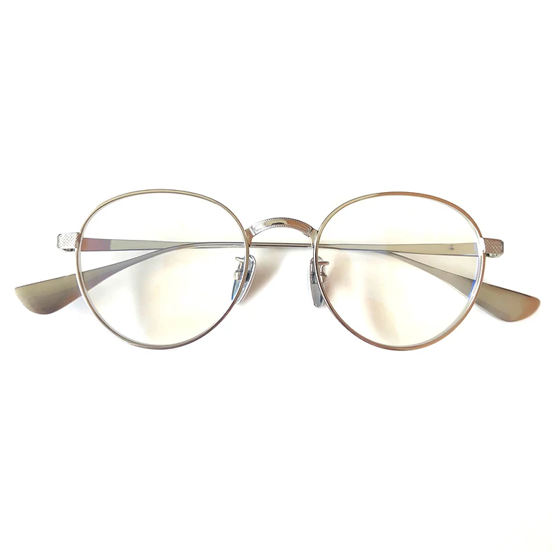 

Brand Titanium Eyeglasses Frame Women Round Myopia Prescription Eyeware Frame 2021 New Optical Glass Frame