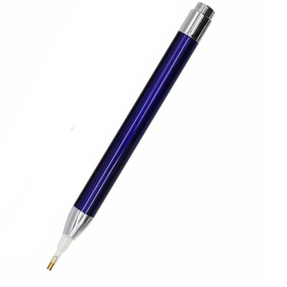 

5d Diamond Painting Tool Angled Tip Point Drill Pen Kits Lighting Drill Pen With Accessories Diy Sewing Crafts Tool