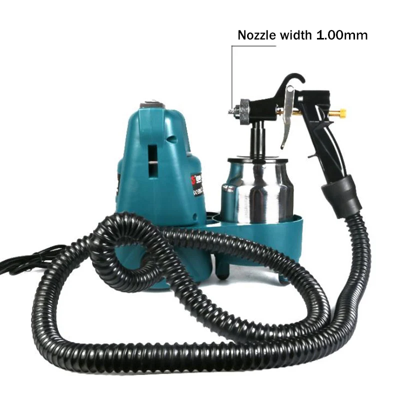 Электрический пистолет-распылитель краски 220 В 800 Вт для латекса 1 0 мм ручной от