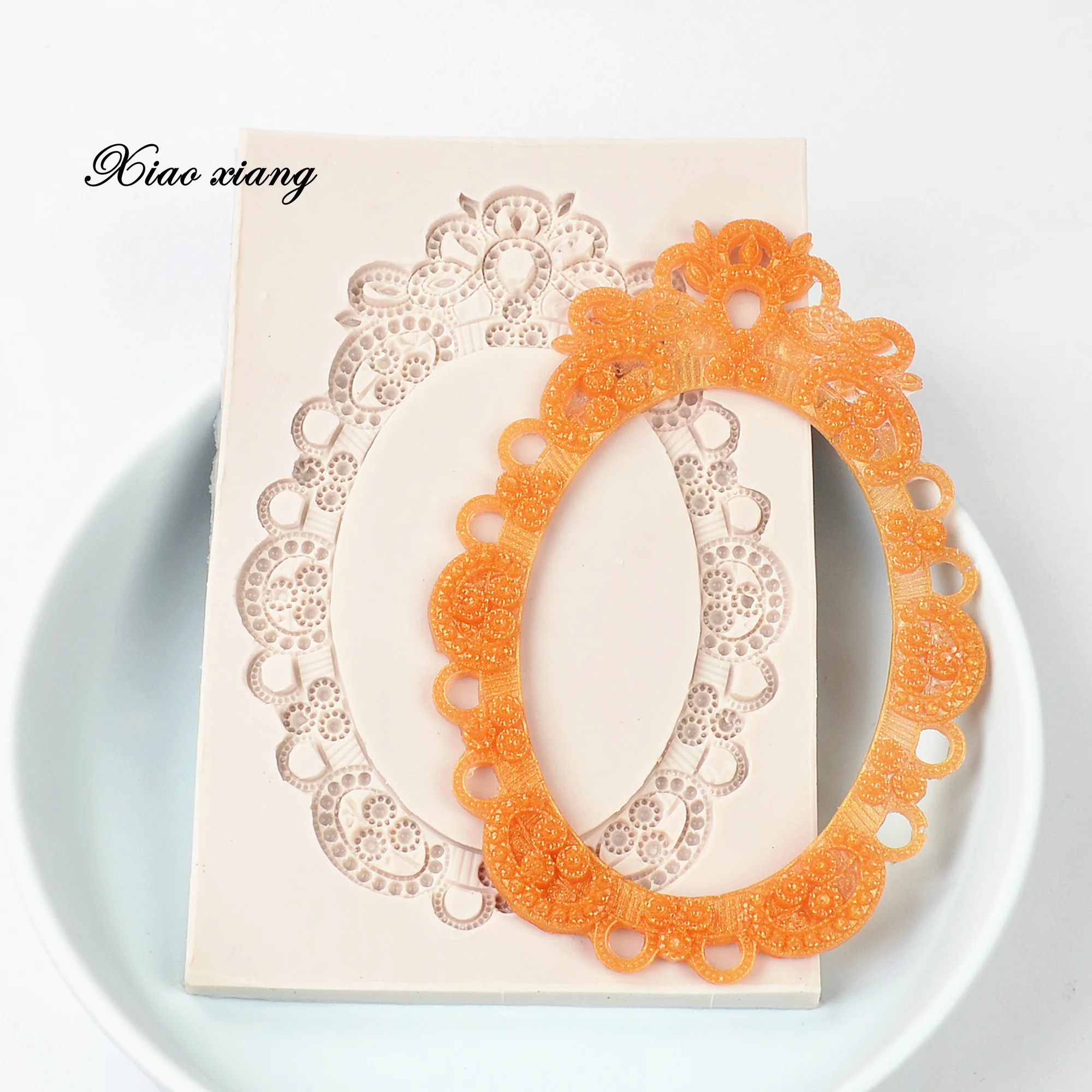 В виде вьющегося стебля с цветами силиконовая форма для выпечки формы ремесло