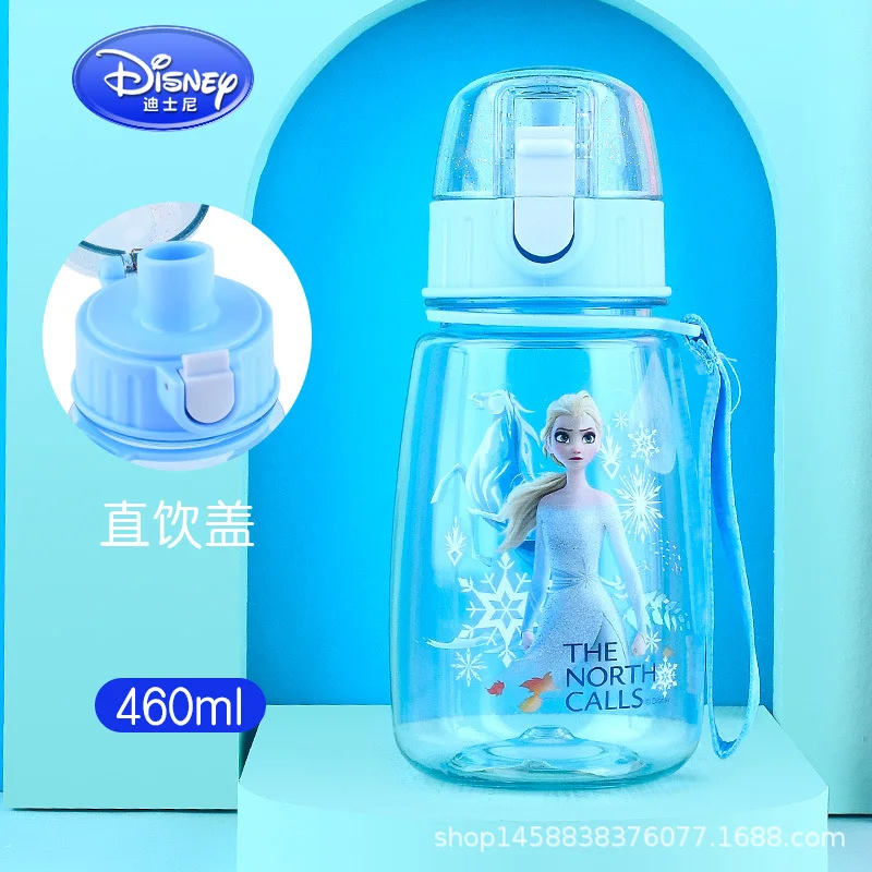 

Disney Frozen Elsa Princess Kawaii Cartoon Summer Plastic Cup Direct Drinking Cup Children Student Direct Drinking Portable 748T