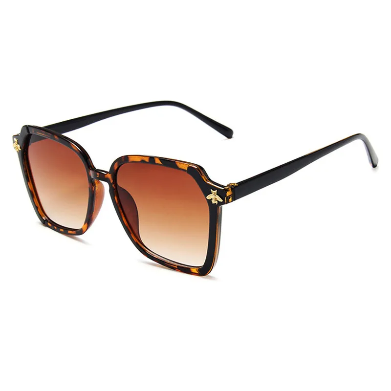 

Bee Square Sunglasses Women Eyewear Men Vintage Shades Oculos Lunette Soleil Femme Sun Glasses Female Lentes Gafas UV400