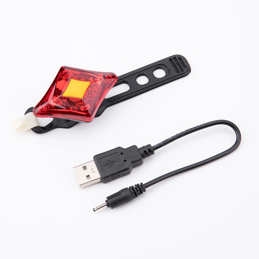 USB Перезаряжаемые велосипедная Задняя рама высокого Яркость светодиодный огни