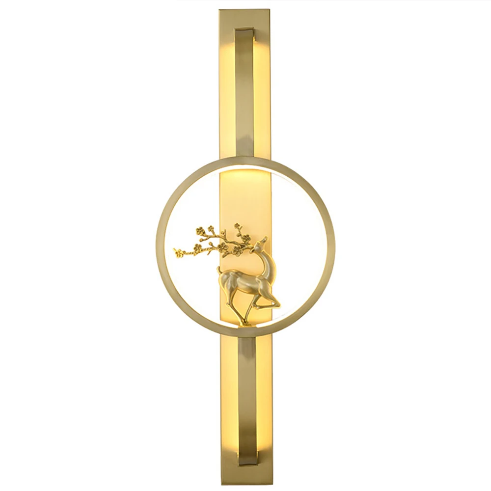 

OUTELA Brass Wall Lamp Indoor Contemporary Simplicity Luxury Design Sconce Lamp For Home Light Living Room Corridor Bedroom