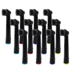 12 шт. в упаковке, щетка с напылением из бамбукового угля для Oral B вращения Тип Электрический Зубная щётка головкиPro ЗдоровьеTriumph Advance Мощность3D Excel