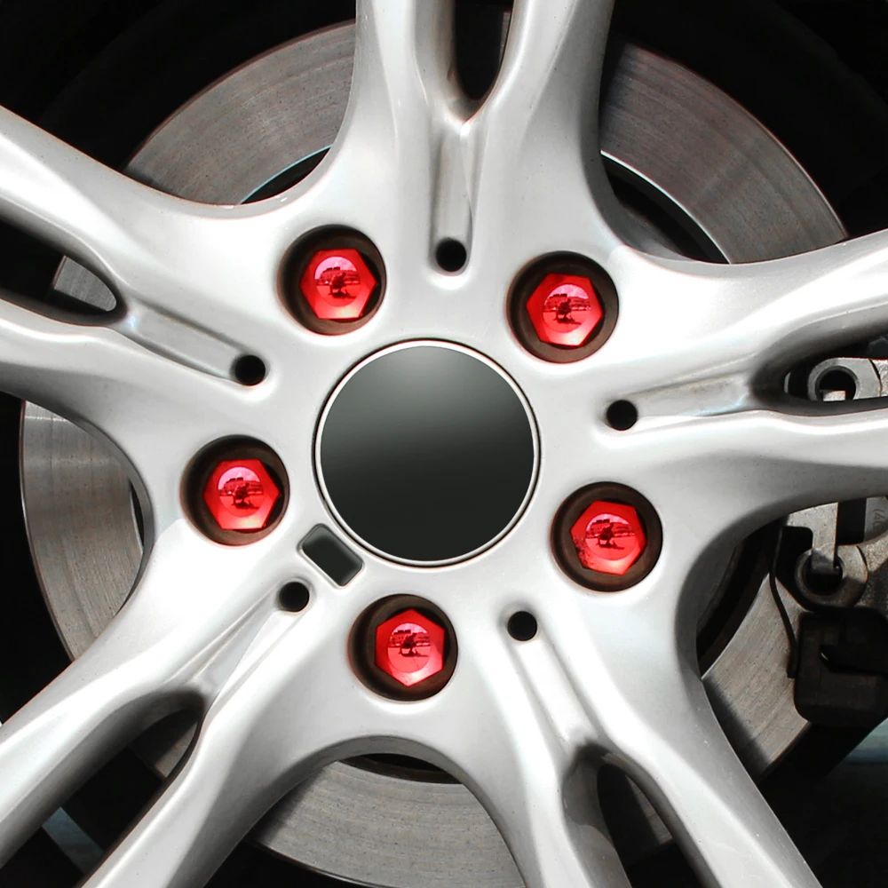 Колпачки для Центральной гайки колеса 20 шт. 17 мм + инструмент снятия VW Golf Passat Cabrio