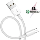 Многодлинный оригинальный кабель Micro USB Type C, кабель для быстрой зарядки, кабель для быстрой зарядки 3,0, провод для сотового телефона для Android и IOS