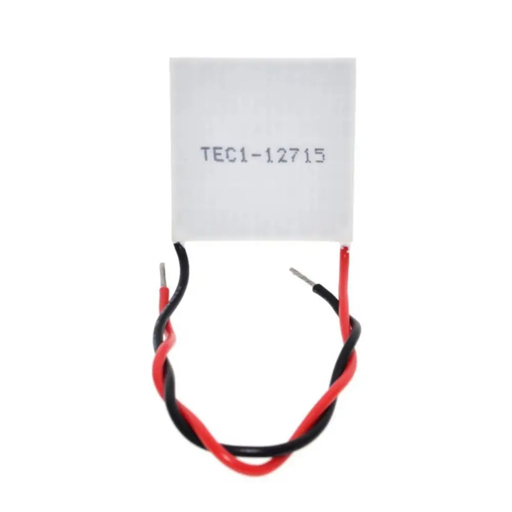 

Hot Sales 12V/15A 40x40mm TEC1-12715 Heatsink Thermoelectric Cooler Cooling Plate Module
