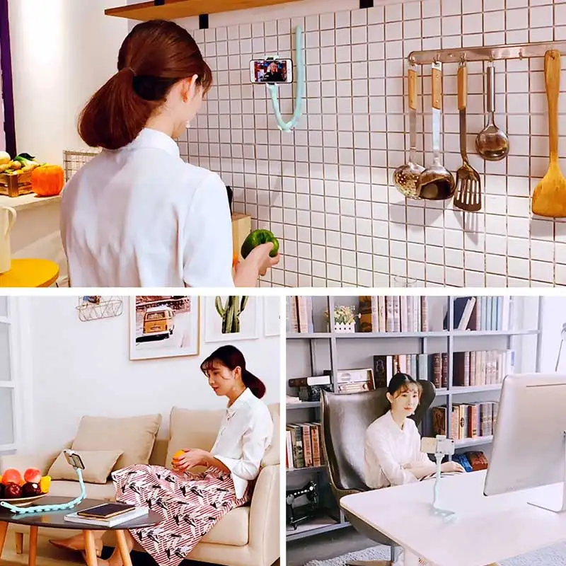 

Hot Selling Caterpillar Lazy Bracket Mobile Phone Bracket Worm Bracket Suction Cup Support Wall Holder