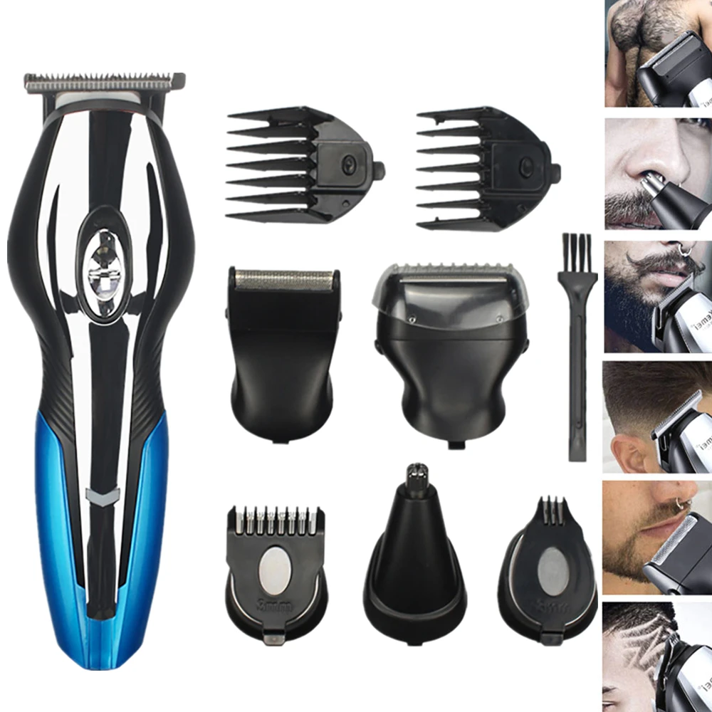 

Hair Trimmer Professional Clipper Shaving 0mm Trimmer Beard Shaving Ear and Nose Hair Trimmer Hair Cutting Machine Baldheaded