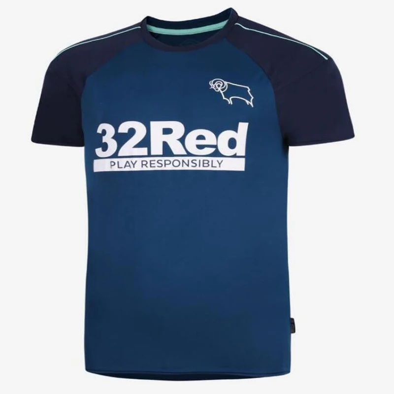 

2020-21 High Quality home Away T-shirt TEE Customize Richard Keogh Martyn Waghorn Camiseta de futbol
