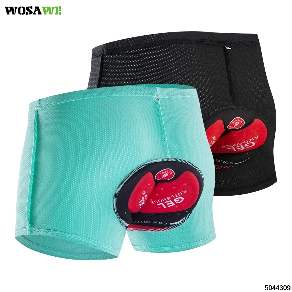Мужское нижнее белье WOSAWE 3D 5D с гелевыми вставками велосипедные трусы шорты для