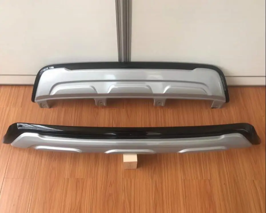 Передний и задний бампер из АБС защитная противоскользящая пластина для Toyota Fortuner