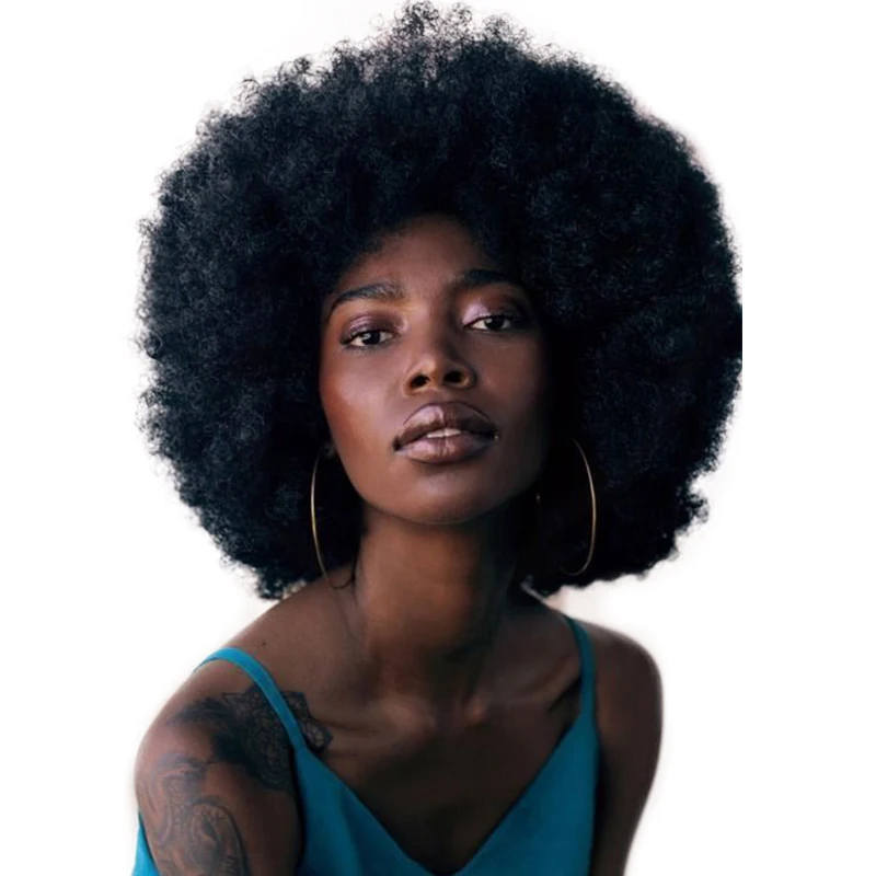 Монгольские афро кудрявые Culy 13 × 6 кружевные передние человеческие волосы парики