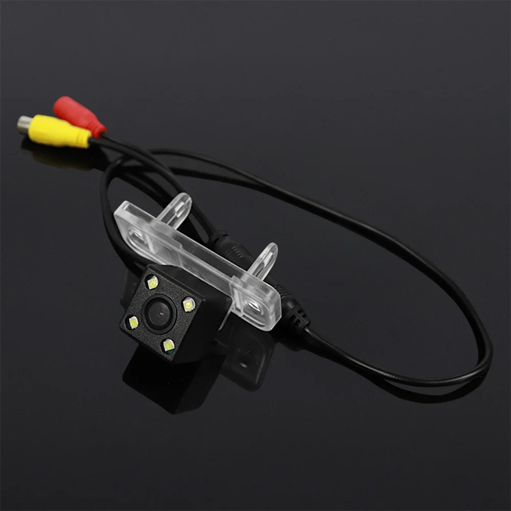 Wireless Car CCD Rear Camera Fisheye 4 8 12 Led Dynamic trajectory For Mercedes Benz Clk W209 W203 W219 E-Class W211 2002-2008 | Автомобили