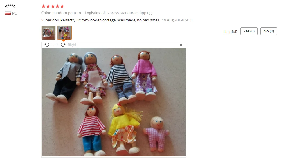 Новинка, забавные гаджеты, деревянная мебель, кукольный дом, семейный Миниатюрный Набор из 7 человек, игрушка для детей, миниатюрное украшение для дома y14