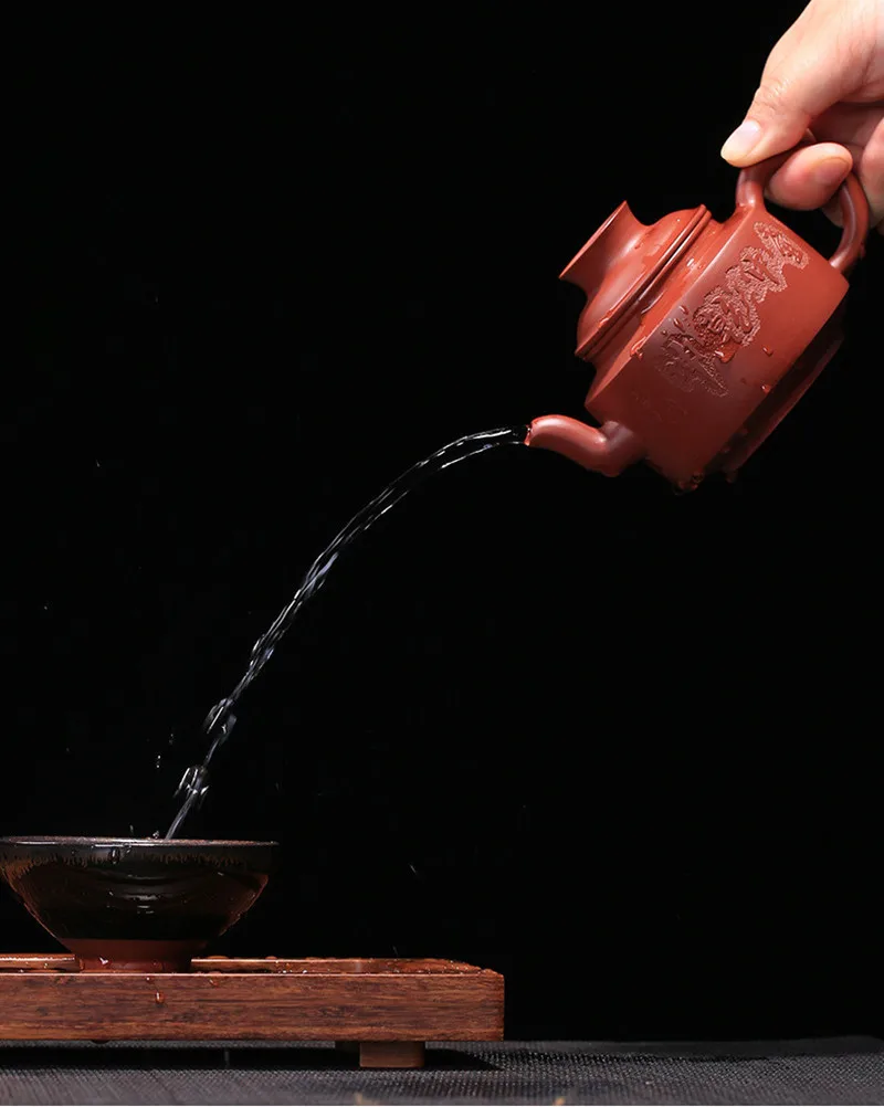 

2020 Chinese Ceramic Teapot Clay Tea Pot Yixing Zisha Handmade Pots Gongfu Set 250ml New Arrived High Quality With Gift Box