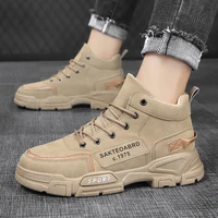 winter new high top lace up martin boots male british style outdoor tooling boots wild trend casual sports men shoes size 39 44