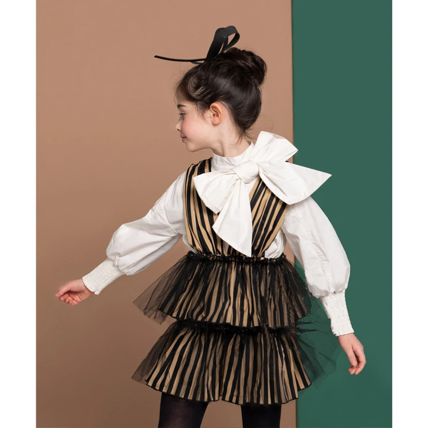 Коллекция 2019 года осенняя одежда для новорожденных девочек модная юбка с