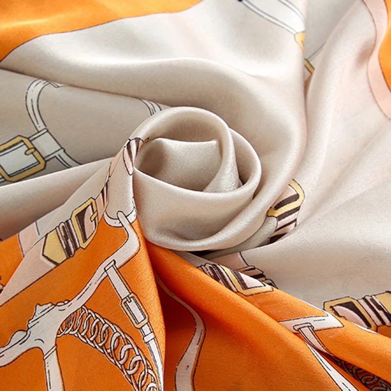 

Mulberry Scarf Women Silk Scarf Luxury Shawl Scarves Beach Cover-ups Bandana Hijabs Bufand de seda Foulard en soie solar playa