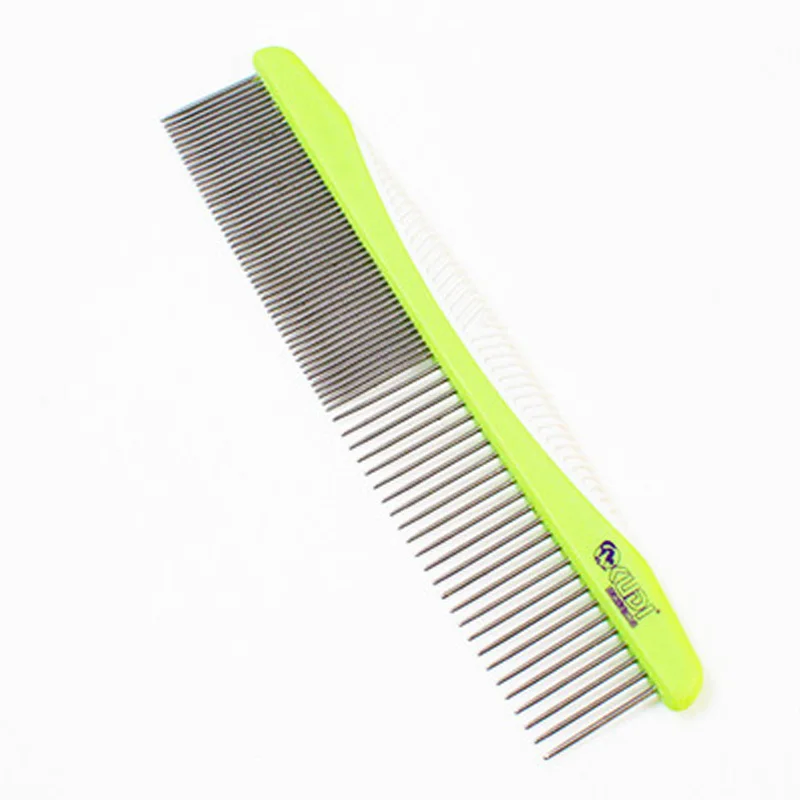 Щетка для удаления волос игла собак расческа чистки домашних животных с открытым