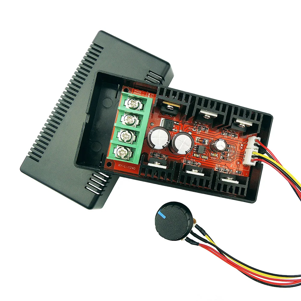 2000W DC 12V 24V 48V MAX 40A контроллер скорости двигателя постоянного тока PWM регулятор
