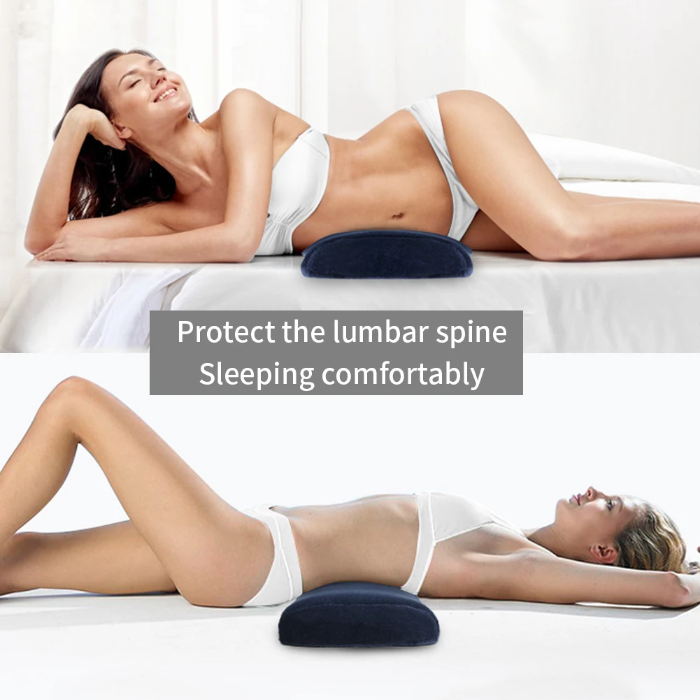 Ортопедическая подушка из пены с эффектом памяти для сна хлопковая поясницы