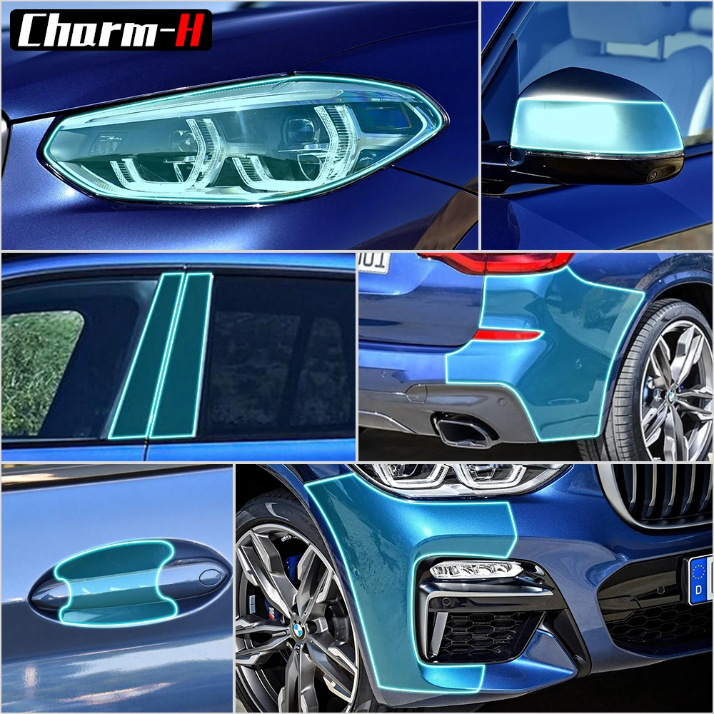 Защитная пленка виниловая оберточная для кузова автомобиля прозрачные наклейки