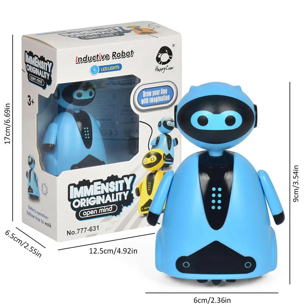 Intelligent Early Education Remote Control Robot Electric Inductive Toy Follow The Drawn Line Mini Magic Funny Toys | Игрушки и хобби