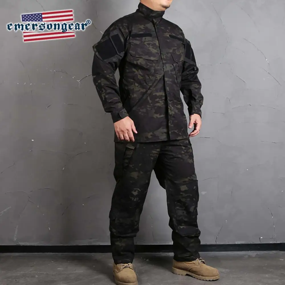 Фото Emersongear Tactical Field BDU Combat R6 Комплект Рубашка Брюки Униформа Костюмы Штурмовая тренировочная одежда Охота Пеший туризм Кемпинг EM6930 №3