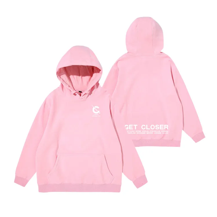 

Kpop cravity get closer concert same all member names printing hoodies unisex fleece/thin pullover loose sweatshirt