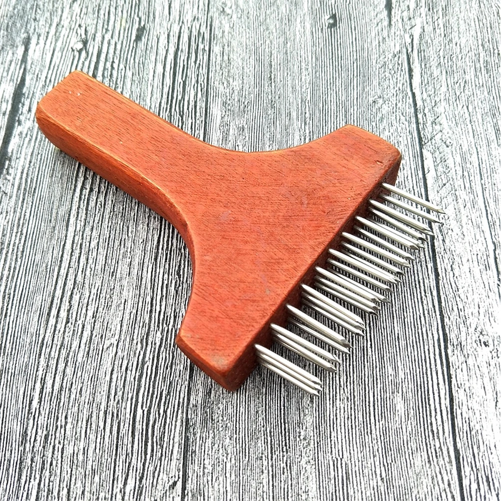 

Инструменты для приготовления мяса, профессиональный антискользящий тендерайзер из нержавеющей стали, с деревянной ручкой, для кухни