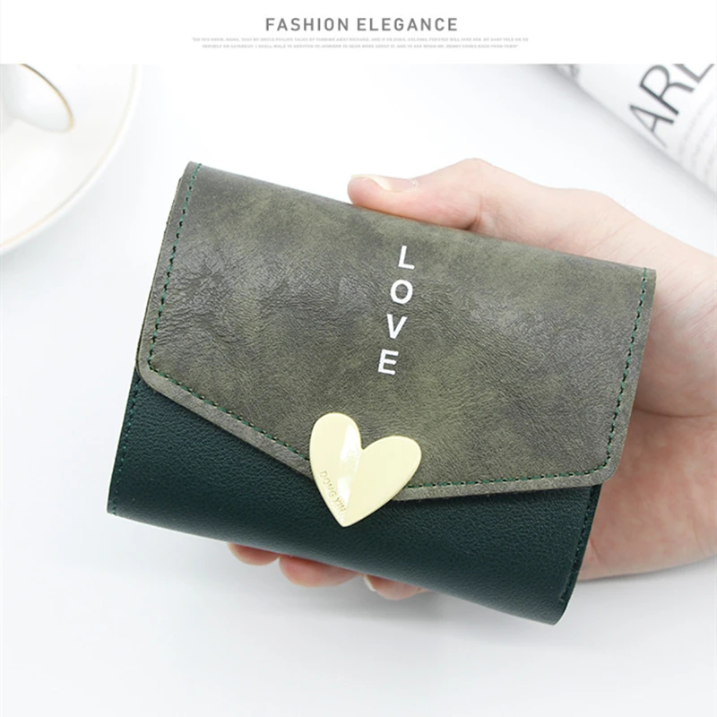 

Women New High Quality Three Fold Short Wallet Card Bag
