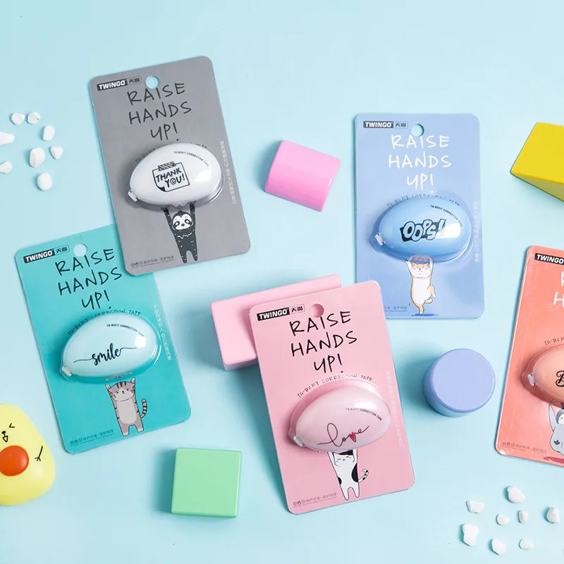 

15 шт./лот креативный камень 6 м коррекция ленты милые ленты рекламные канцелярские подарки школьные офисные принадлежности