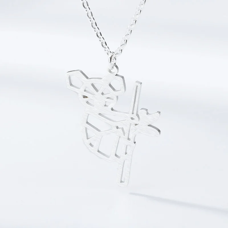 Ожерелье коала из нержавеющей стали золотого цвета колье Femme 2020 подарки лучшим